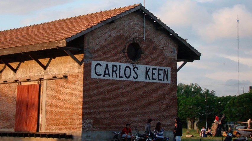 <i><b> Carlos Keen, en la provincia de Buenos Aires </b>(Facebook: Pueblos de Buenos Aires)</i>