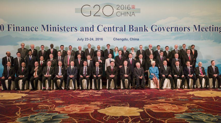 Una reunión del G20 de 2016