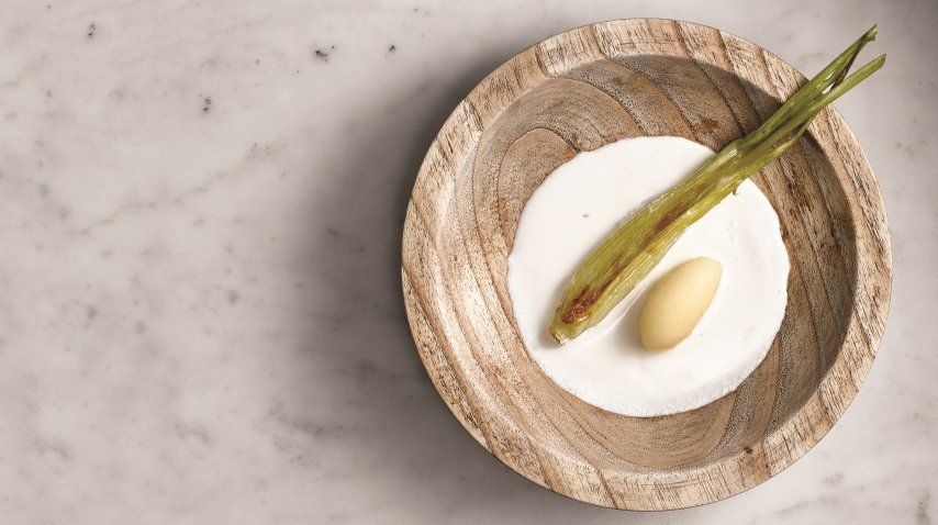 Uno de los platos de Tegui (FOTO: Marcelo Setton)<br>