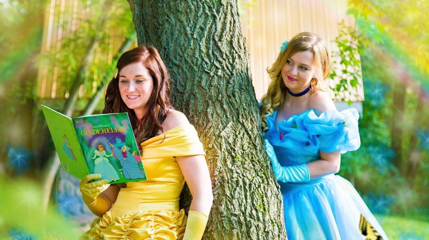 Ellas decidieron ser princesas de Disney para su boda<br>