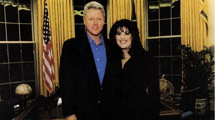 Bill Clinton y Monica Lewinsky (Foto de 1997)