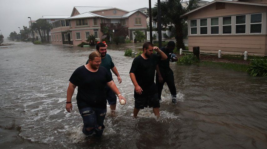 El huracán Matthew azotó a Estados Unidos.