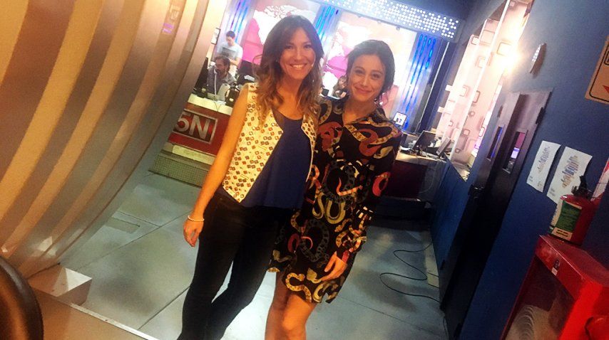 Mercedes Oviedo junto a Fer Arena en C5N