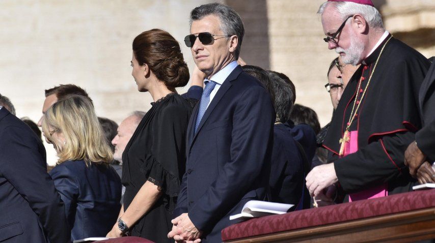 Mauricio Macri presenció la canonización del cura Brochero en el Vaticano.<br>