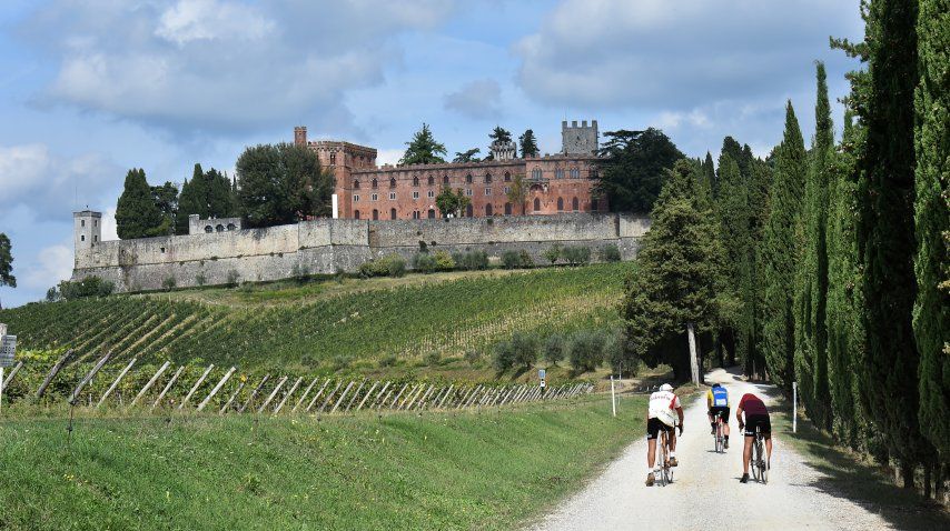La región de Chianti, en la Toscana italiana<br>