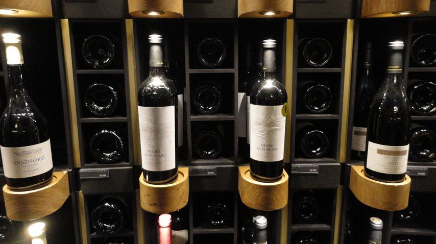 Así se muestran los vinos en la Cité du vin<br>