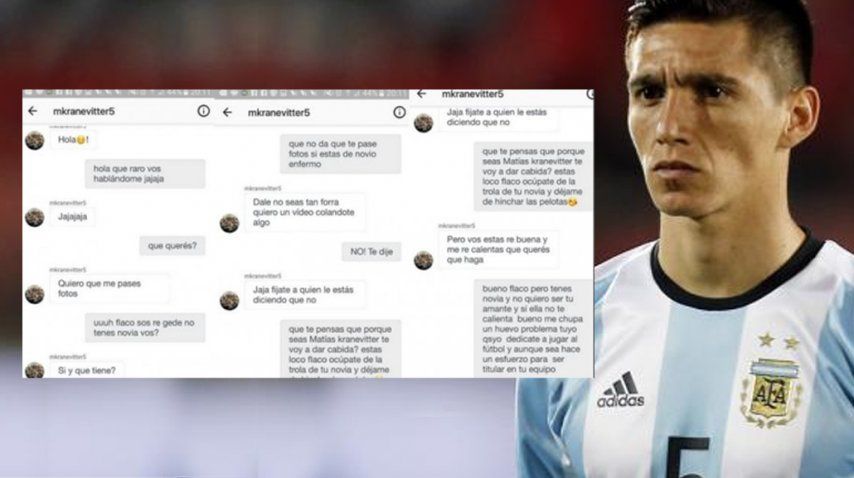 Matías Kranevitter, afuera de la Selección.<br>