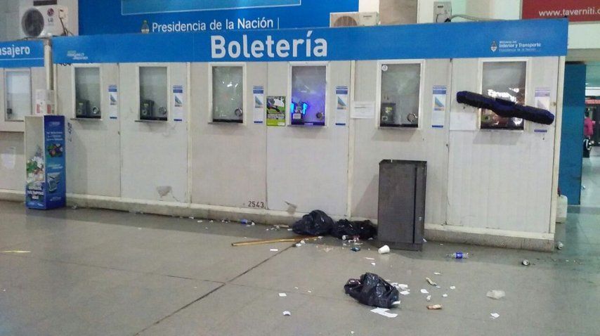 Estación Once Tren Sarmiento. Imagen de Twitter.