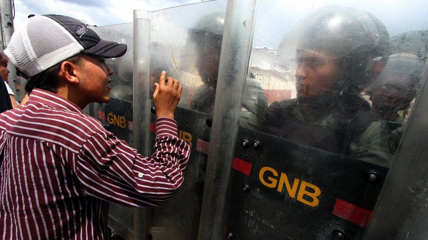 Violentos incidentes en la Toma de Venezuela