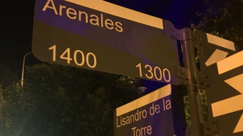 Arenales y Lisandro de la Torre es la esquina de las calles donde se produjo el asesinato del presidente de Sigmar