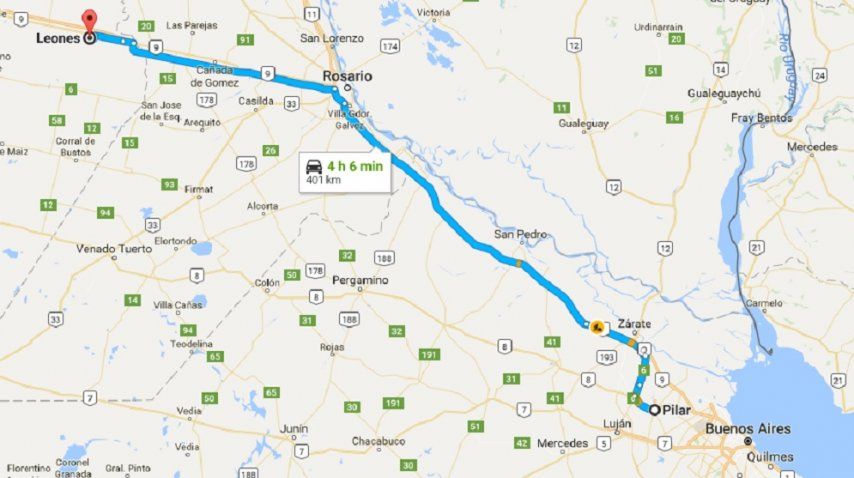 Oliveto fue secuestrada en Córdoba y liberada en Pilar<br>