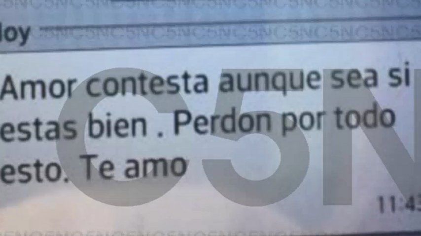 El mensaje del novio de la modelo acuchillada<br>