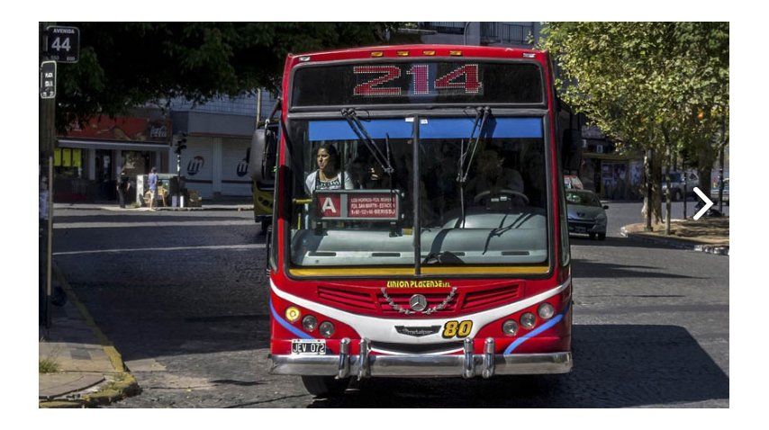 La 214, una de las líneas involucradas en el paro de colectivos de La Plata
