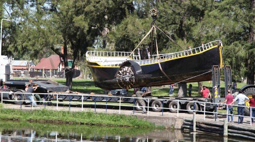 El barco República de los Niños fue retirado por primera vez en sus 65 años para hacerle arreglos - Crédito: Diario Hoy