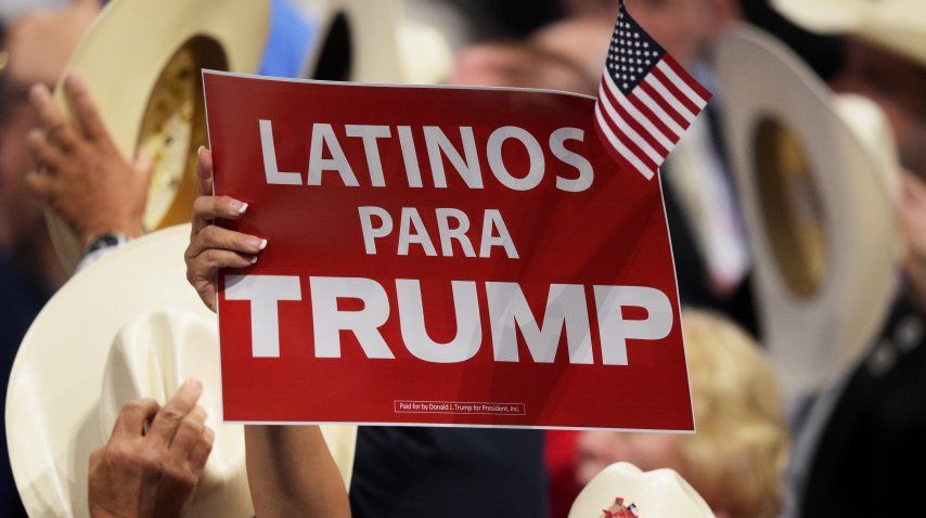 Los latinos de Florida increíblemente acompañaron a Donald Trump