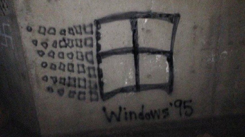 El grafiti que es viral.<br>