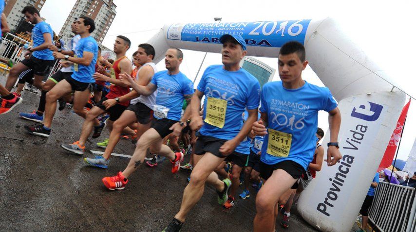 La maraton se realizó el domingo en Tigre<br>