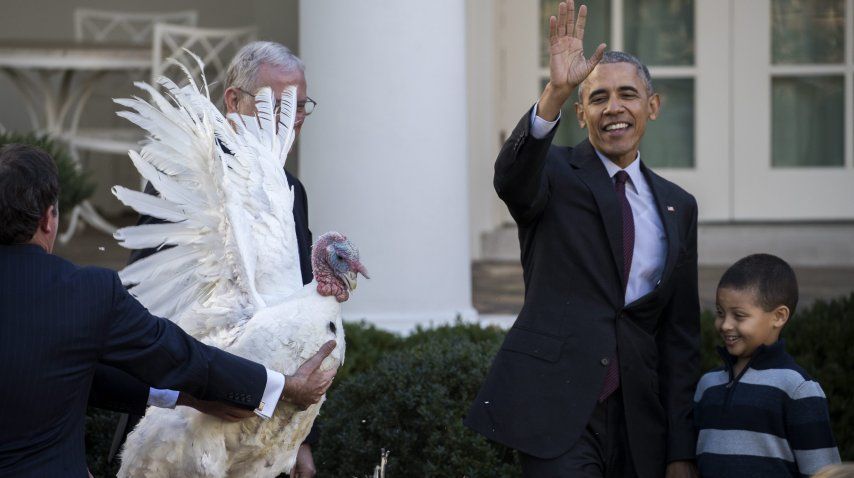 El presidente Obama encabezó el acto en la Casa Blanca<br>