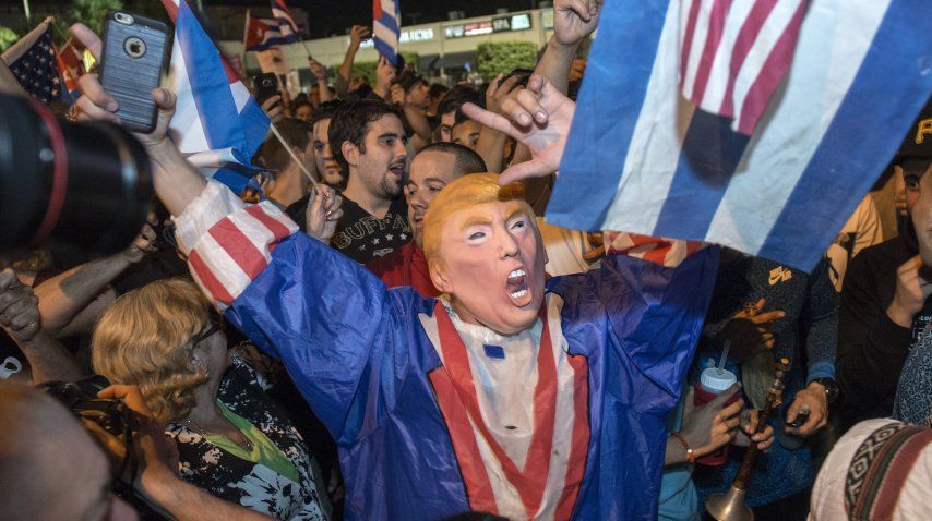 Festejos en Miami por la muerte de Fidel Castro