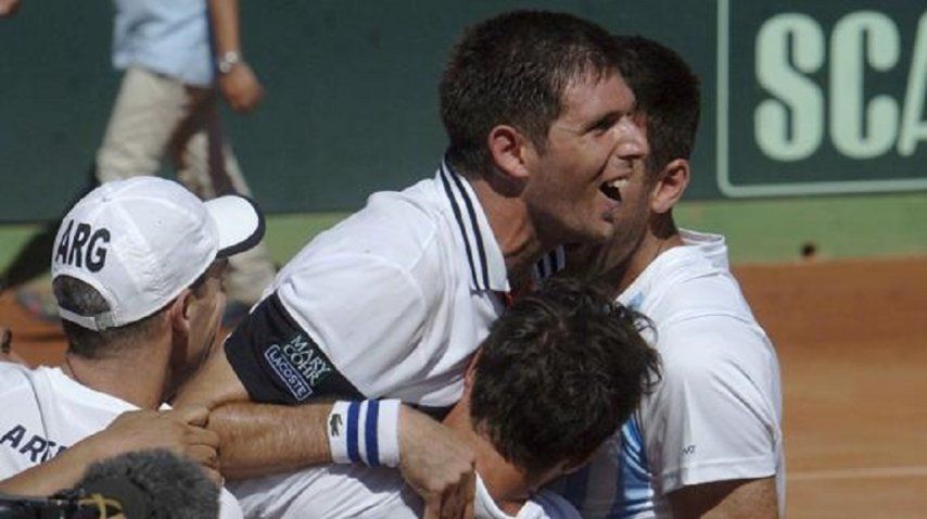 Delbonis, luego de vencer a Fabio Fognini<br>