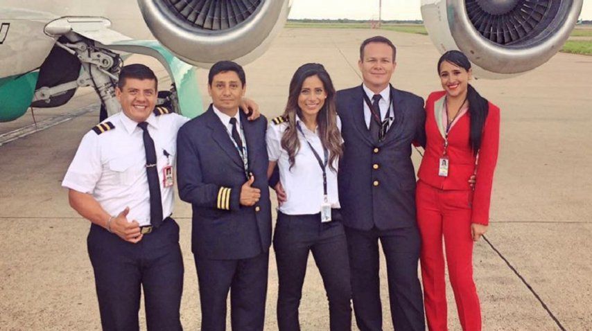 Ximena Suárez, la azafata sobreviviente