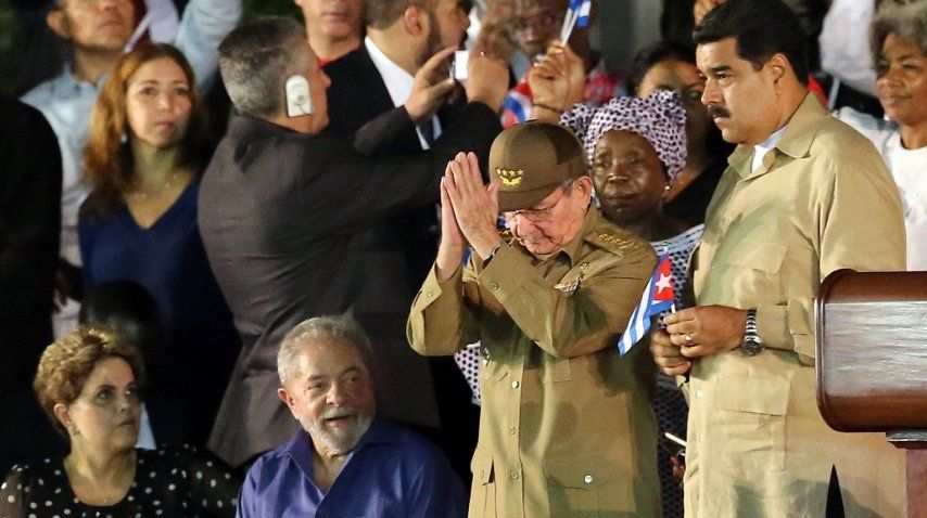 Despedida de los restos de Fidel Castro