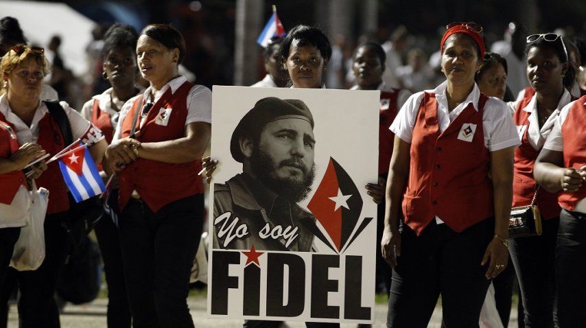 <p> Despedida de los restos de Fidel Castro</p><p></p>