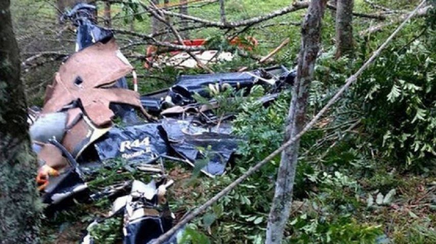 Una novia se mató al caer el helicóptero en el que iba a su boda - Crédito: O Globo