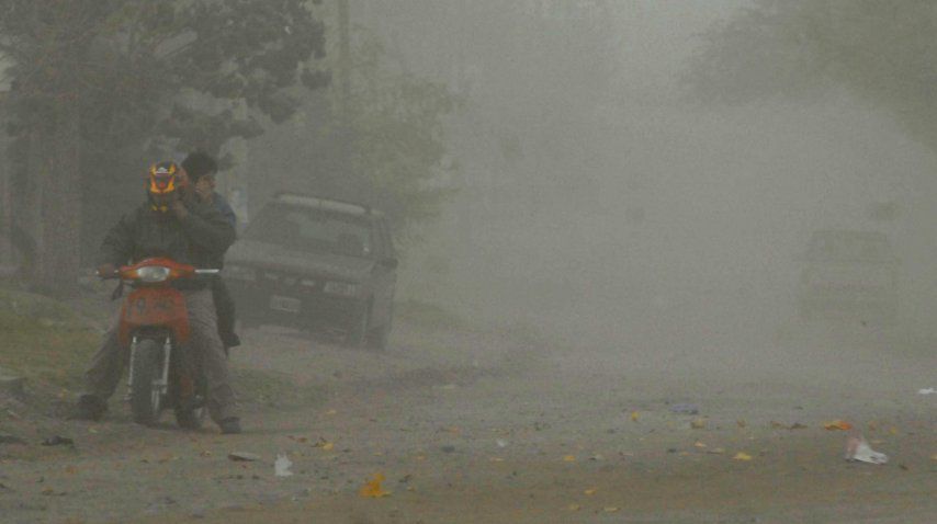 Ráfagas de viento en Neuquén