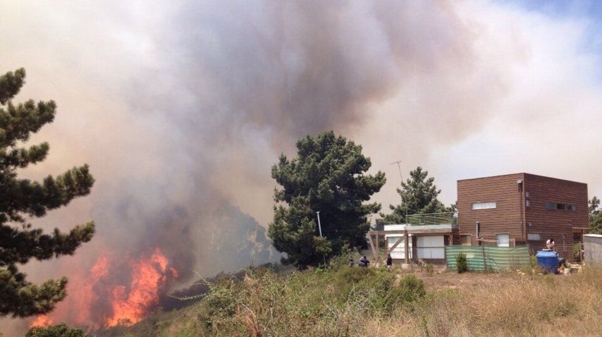 Voraz incendio 