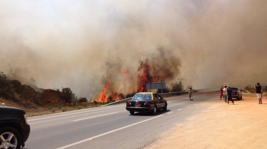Voraz incendio 