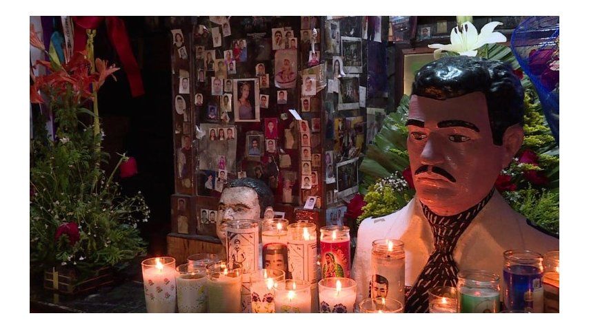 Un altar para los narcos<br>