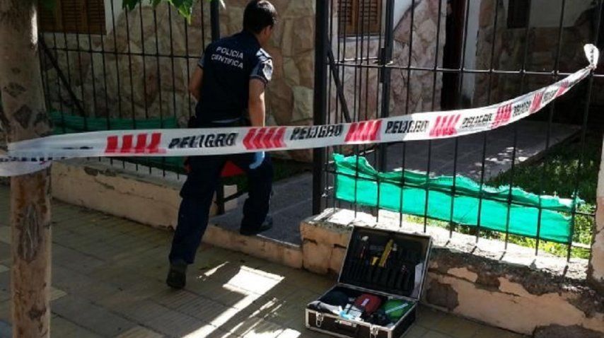 Vivienda en la que ocurrió el femicidio de Alejandra Yudica