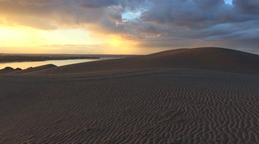 El atardecer regresando de Cerro Avanzado