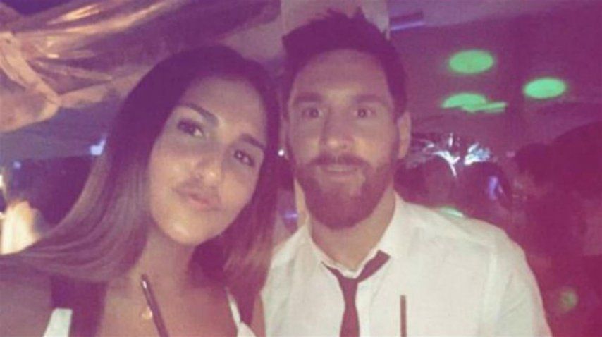 Messi, descansando en Rosario<br>