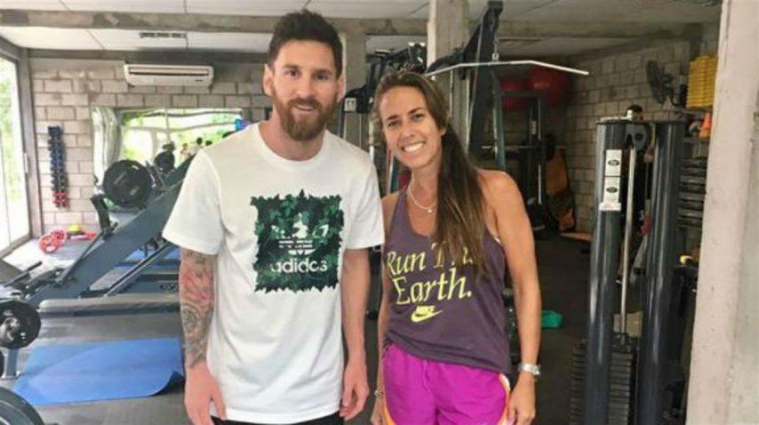 Messi, descansando en Rosario