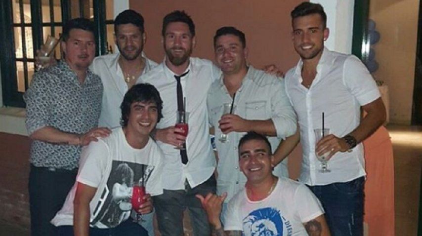 Messi, descansando en Rosario