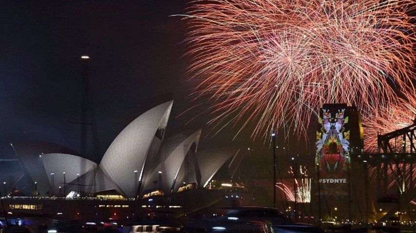 Festejo de Año Nuevo en Sidney