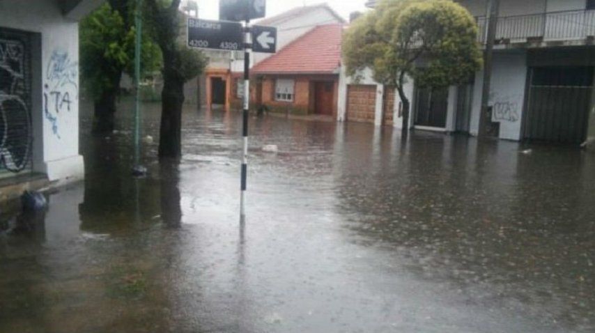 El temporal azotó a la ciudad de Mar del Plata<br>