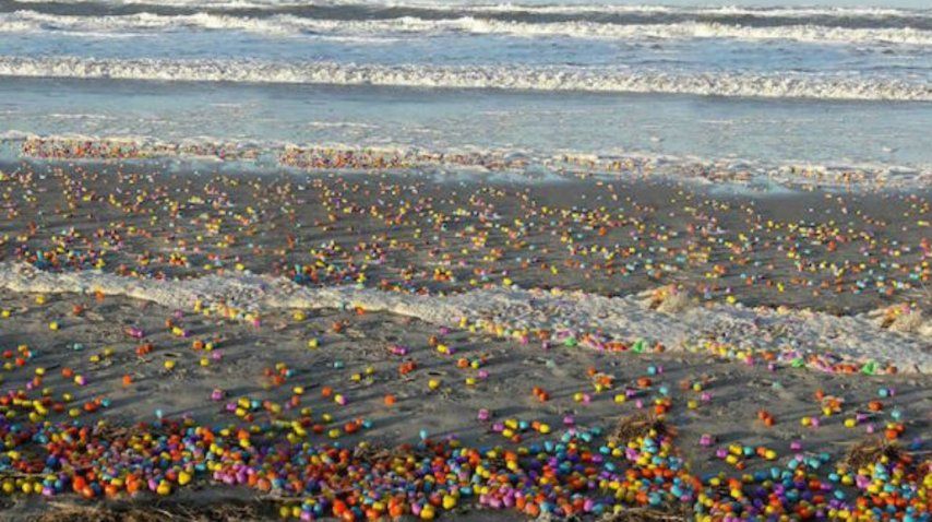 Así amaneció la costa en Alemania<br>