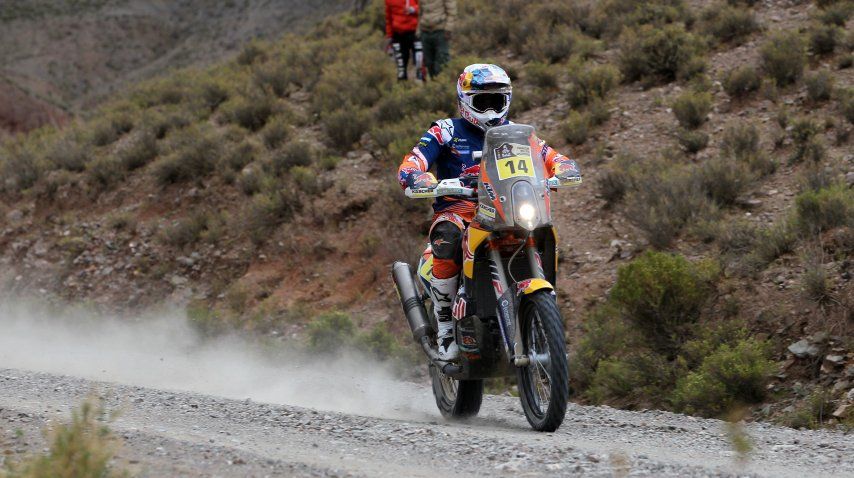 Sam Sunderland fue tercero este lunes en la séptima etapa del Dakar