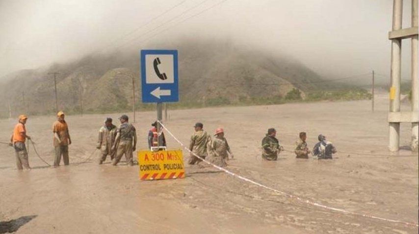 Alerta por alud de barro en Jujuy