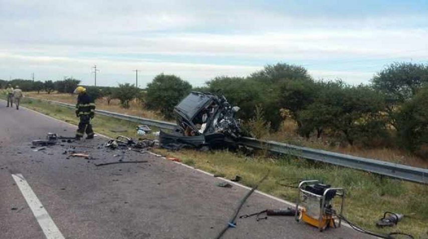 Cuatro muertos en La Pampa por un choque - Crédito: La Arena