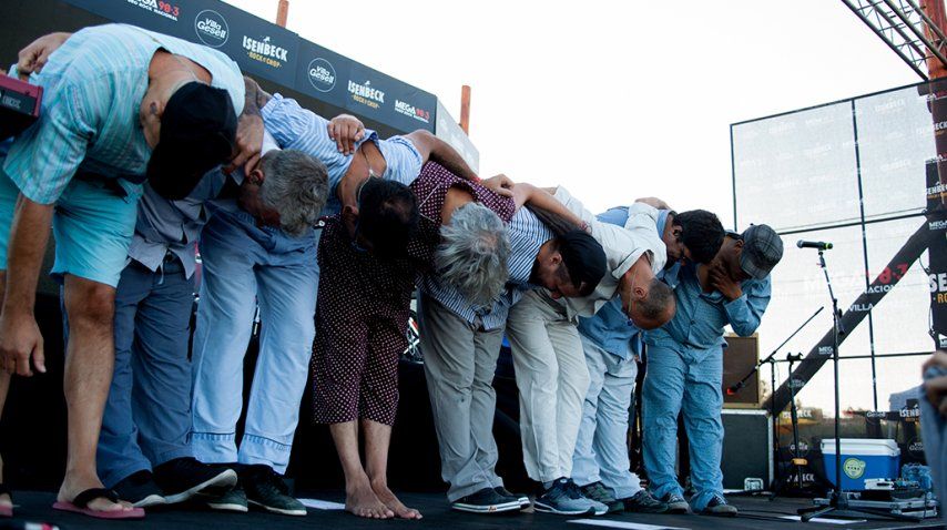 El show de Bersuit en el parador de Mega 98.3