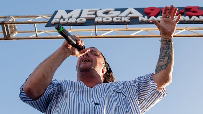 El show de Bersuit en el parador de Mega 98.3