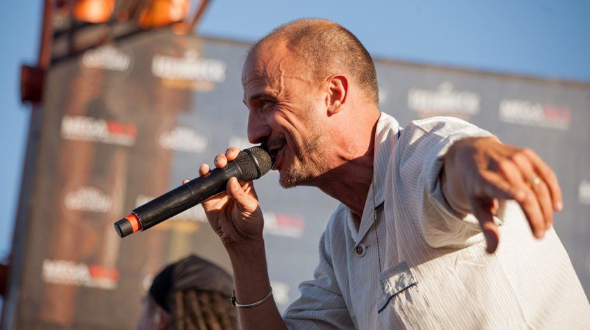 El show de Bersuit en el parador de Mega 98.3