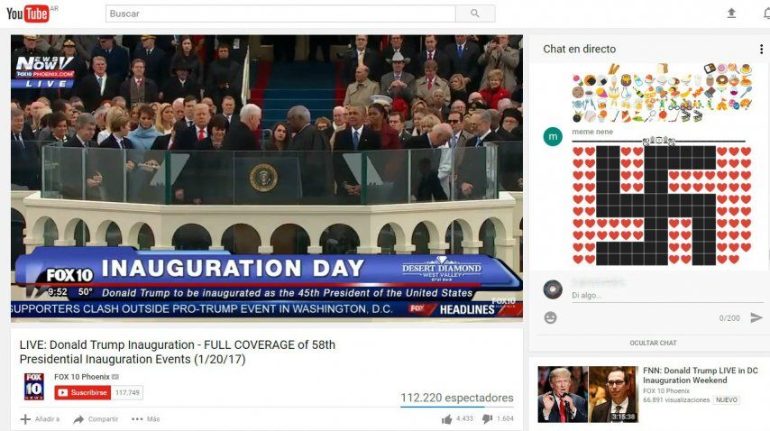 Así fue la inauguración de Trump<br>