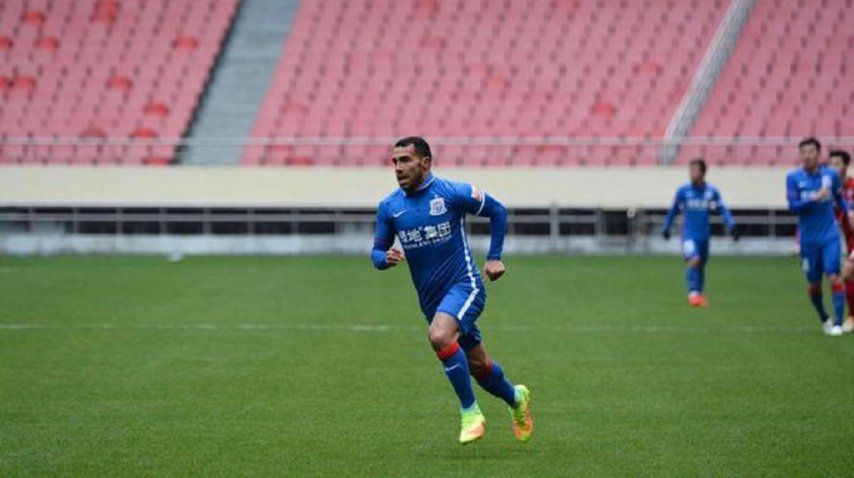 Carlos Tevez en el Shanghai Shenhua