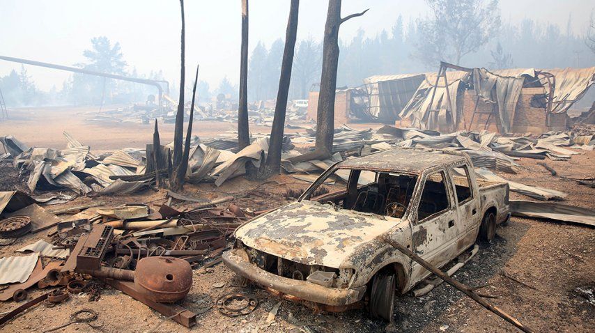 Santa Olga, devastada<br>