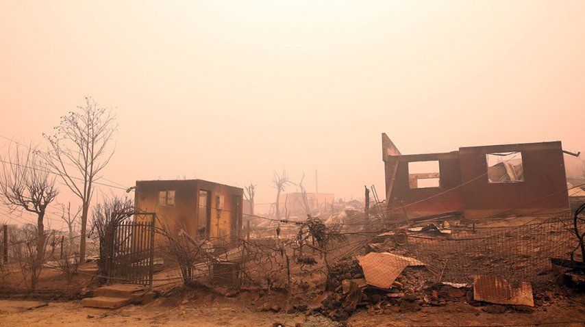 Santa Olga, devastada<br>